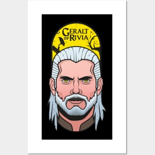 geralt the witcher Posters and Art